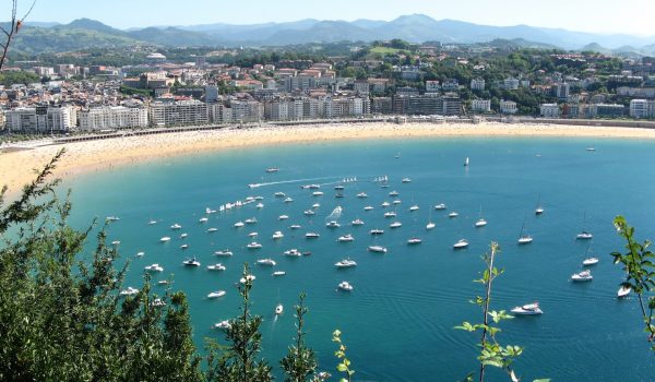 Playa de la concha de San Sebastián