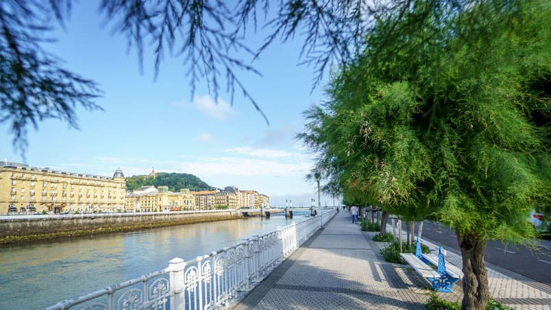 Urumea river San Sebastián