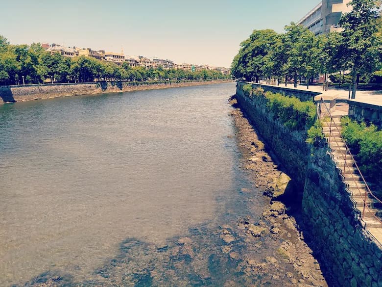 Rio Urumea bridge view