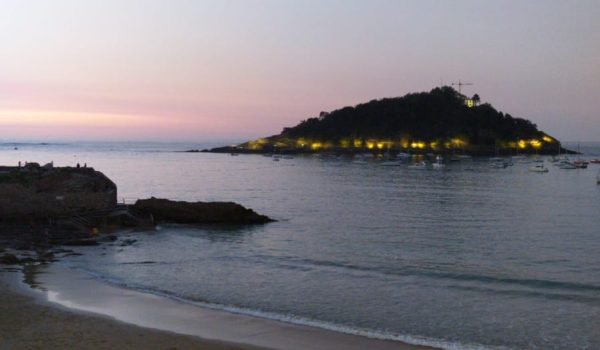 Isla de Santa Clara en San Sebastián